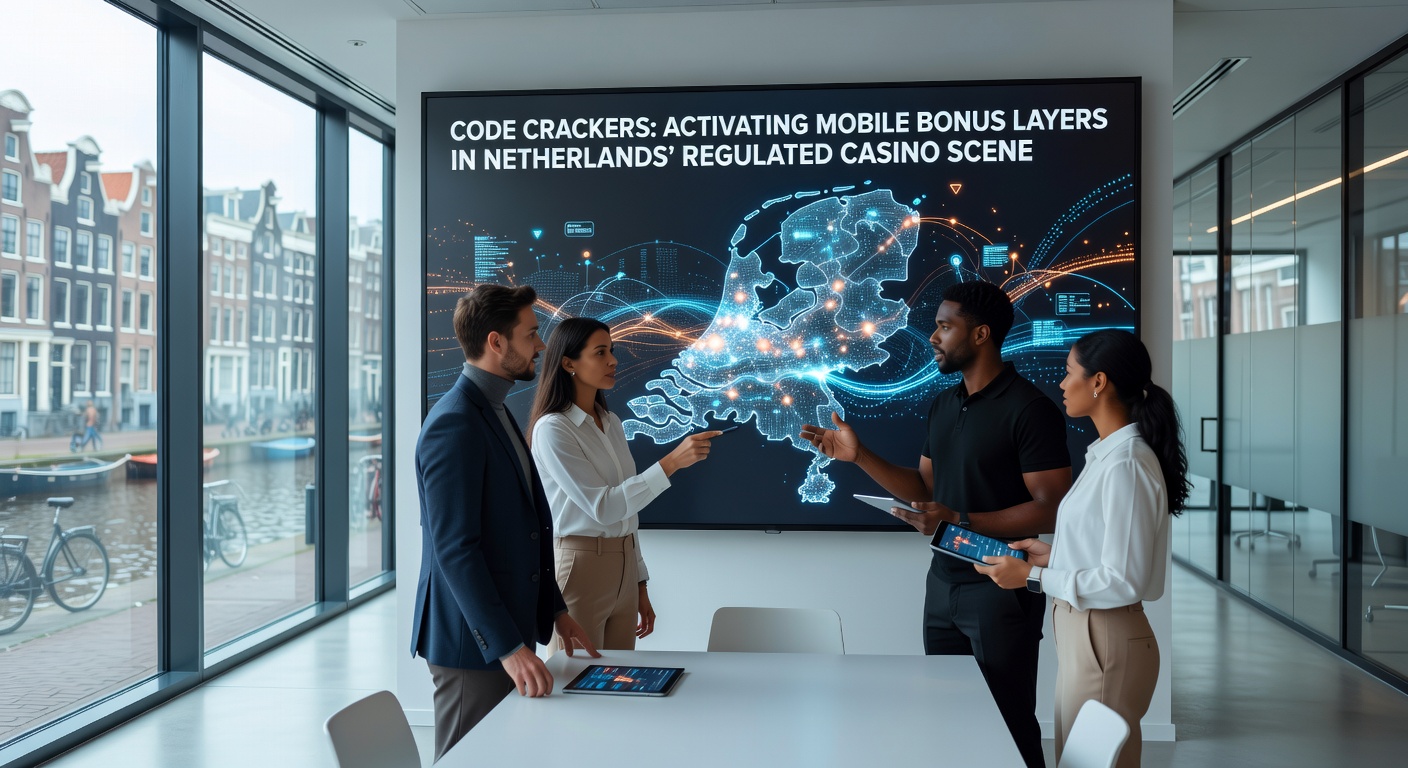 Laptop en telefoon naast elkaar met bonuscode-interface op een Nederlands casino-platform, illustrerend gelaagde mobiele activering