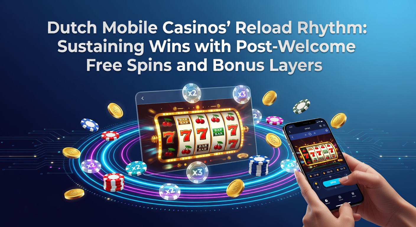 Mobiele casino interface met reload bonus activeren op een smartphone, typisch voor Nederlandse spelers
