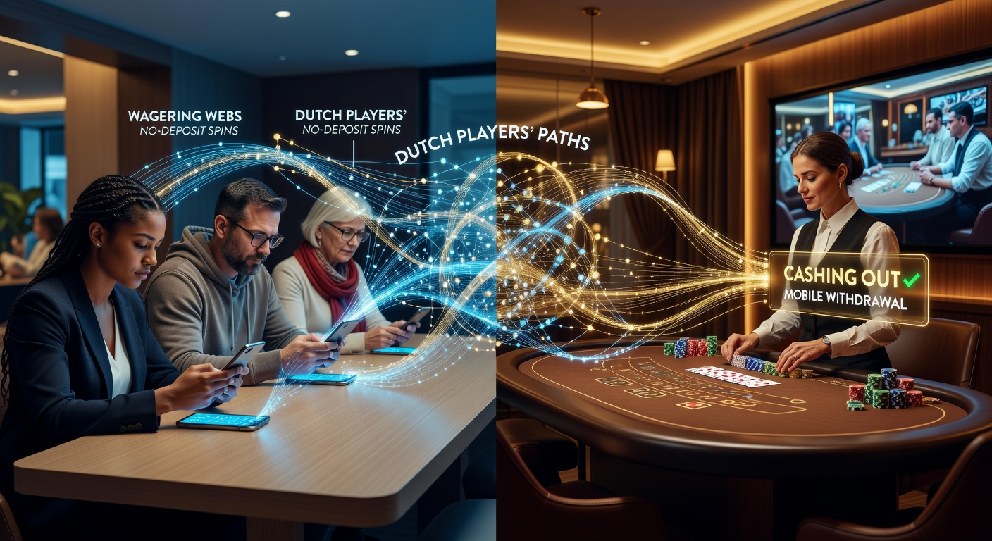 Nederlandse speler op mobiel scherm met live dealer blackjack en no-deposit spins in actie